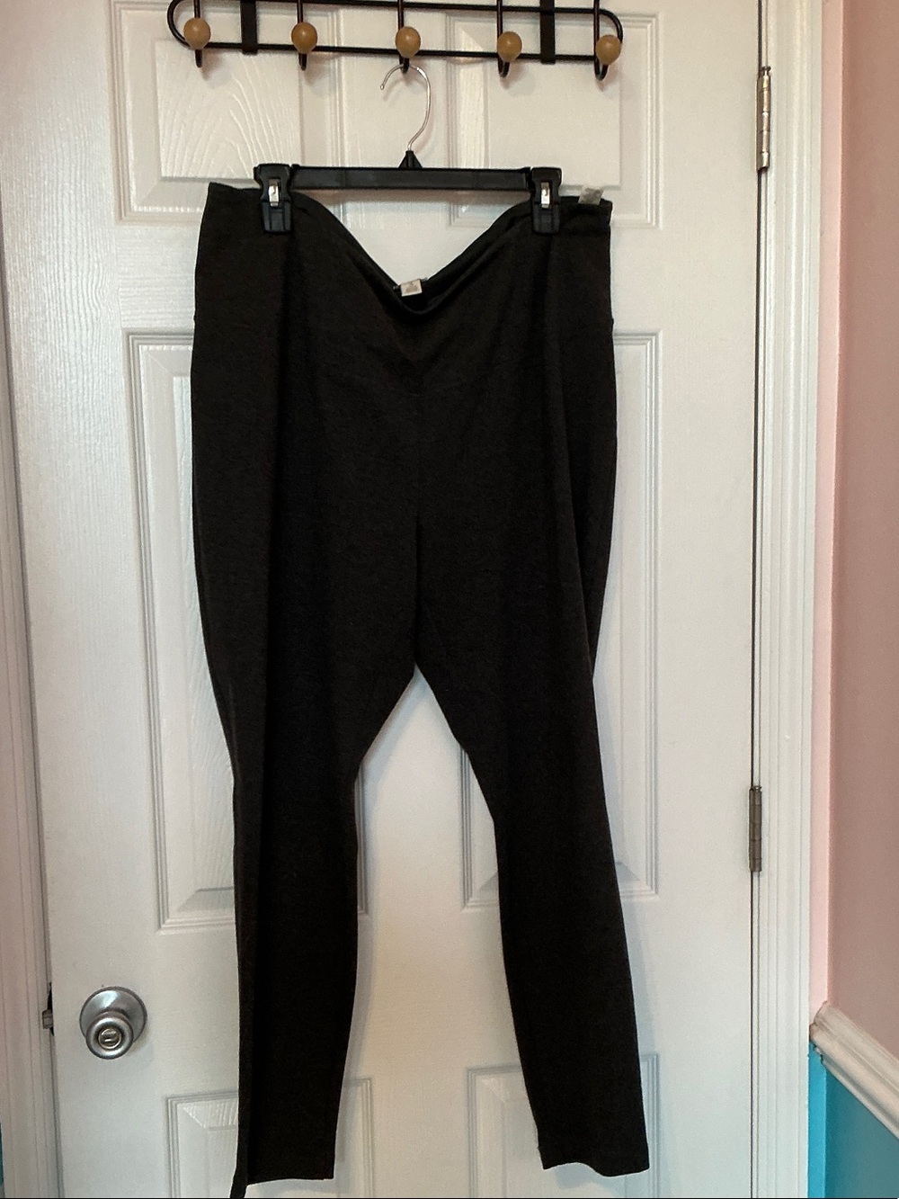 Women's Black Stretch Ponte Leggings